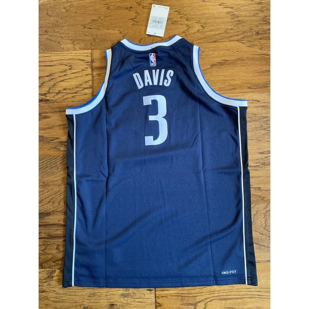 Nike Dallas Mavericks Anthony Davis #3 Youth XL Jersey Dri-Fit‎ Swingman NBA New